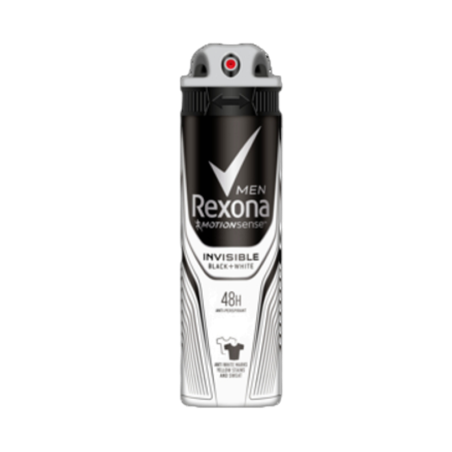 REXONA MEN SPRAY INVISIBLE BLACK&WHITE 150ml